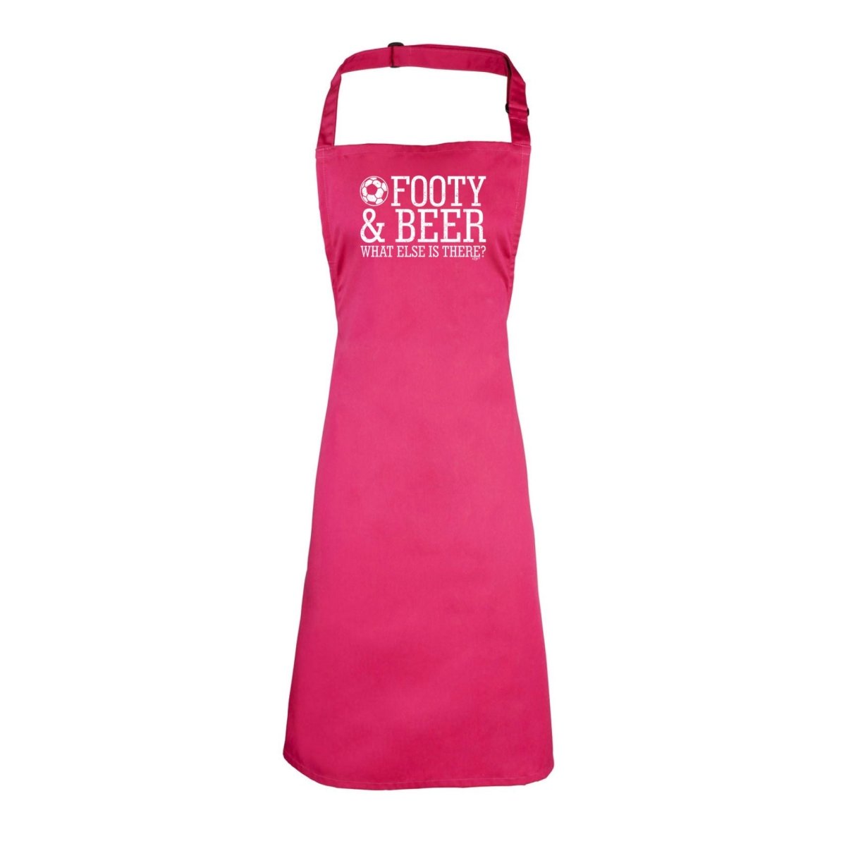 Alcohol Football And Beer What Else Is There - Funny Novelty Kitchen Adult Apron - 123t Australia | Funny T-Shirts Mugs Novelty Gifts