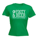 Alcohol Football And Beer What Else Is There - Funny Novelty Womens T-Shirt T Shirt Tshirt - 123t Australia | Funny T-Shirts Mugs Novelty Gifts