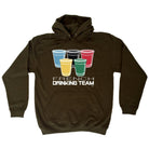 Alcohol French Drinking Team Glasses - Funny Novelty Hoodies Hoodie - 123t Australia | Funny T-Shirts Mugs Novelty Gifts