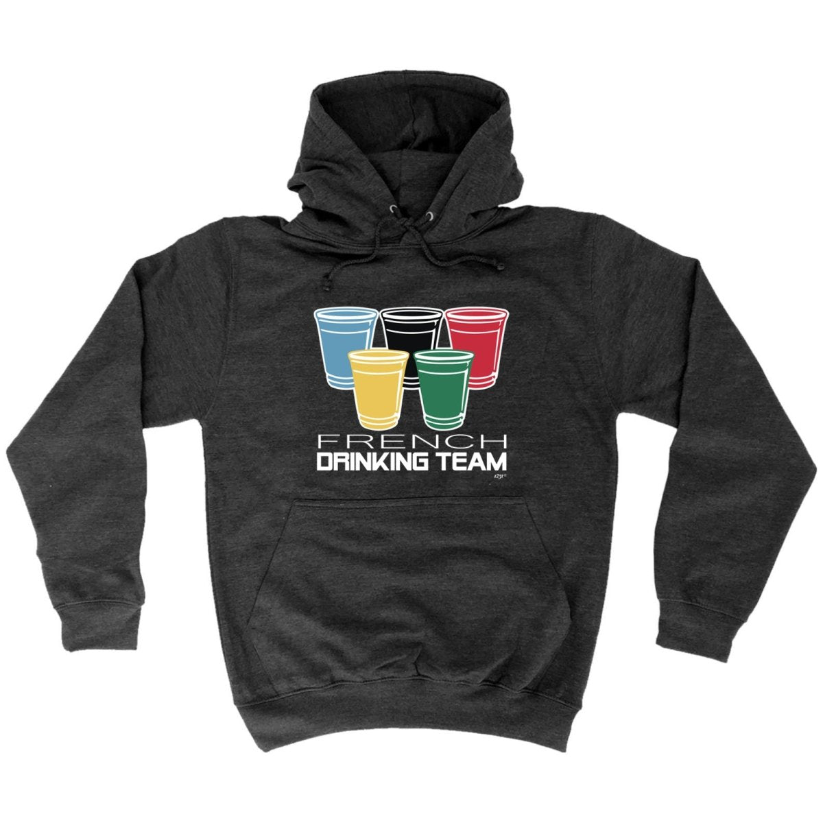 Alcohol French Drinking Team Glasses - Funny Novelty Hoodies Hoodie - 123t Australia | Funny T-Shirts Mugs Novelty Gifts