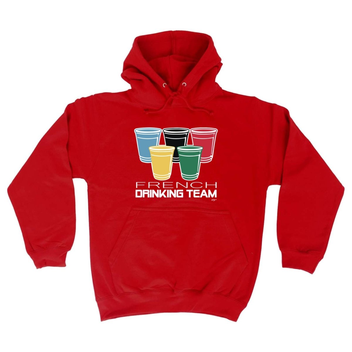 Alcohol French Drinking Team Glasses - Funny Novelty Hoodies Hoodie - 123t Australia | Funny T-Shirts Mugs Novelty Gifts