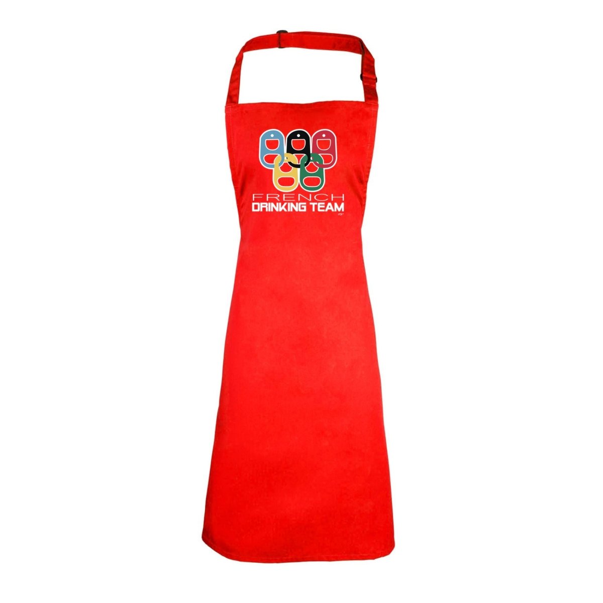 Alcohol French Drinking Team Rings - Funny Novelty Kitchen Adult Apron - 123t Australia | Funny T-Shirts Mugs Novelty Gifts