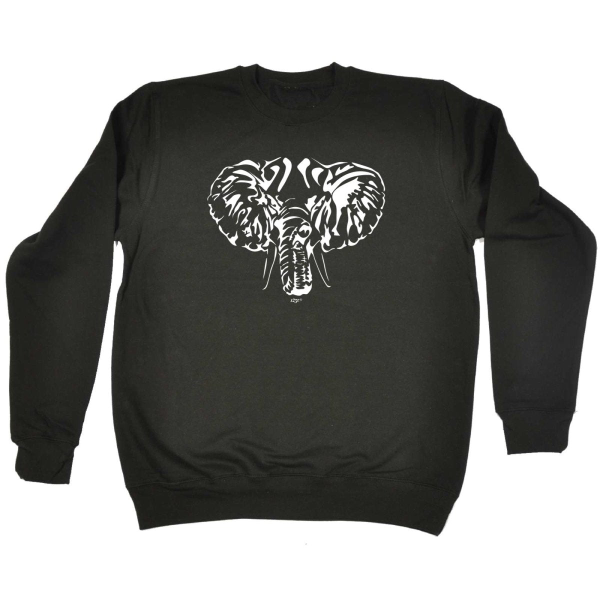 Animal Elephant Head - Funny Novelty Sweatshirt - 123t Australia | Funny T-Shirts Mugs Novelty Gifts