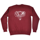 Animal Elephant Head - Funny Novelty Sweatshirt - 123t Australia | Funny T-Shirts Mugs Novelty Gifts