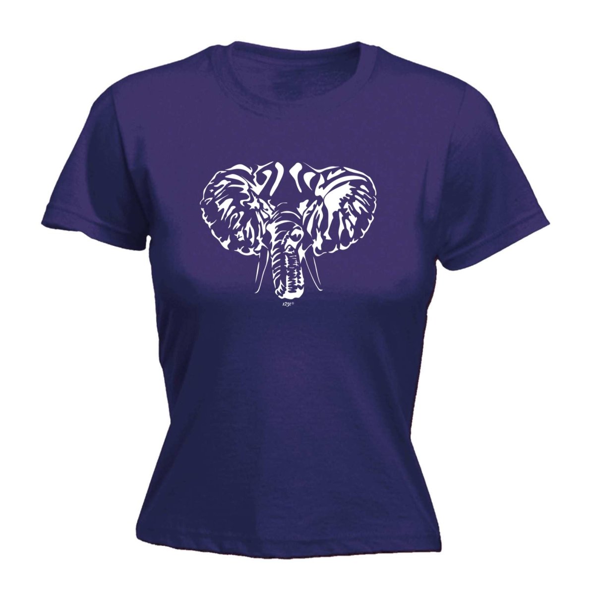 Animal Elephant Head - Funny Novelty Womens T-Shirt T Shirt Tshirt - 123t Australia | Funny T-Shirts Mugs Novelty Gifts