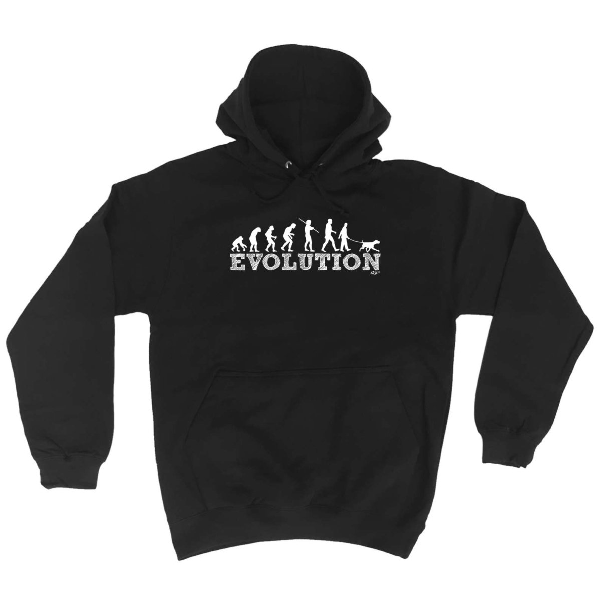 Animal Evolution Dog Walker - Funny Novelty Hoodies Hoodie - 123t Australia | Funny T-Shirts Mugs Novelty Gifts