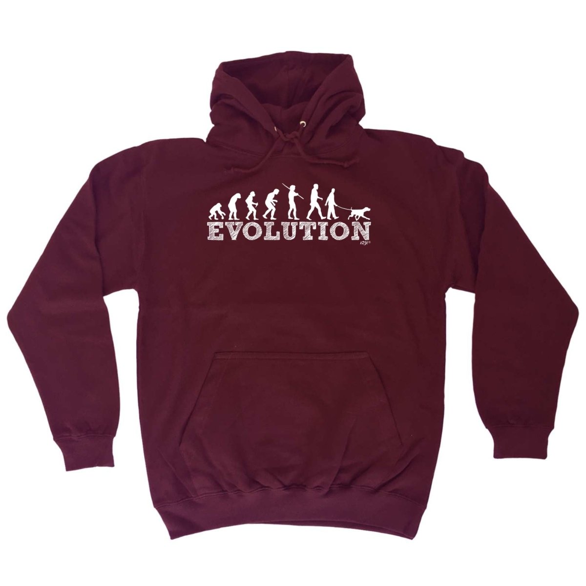 Animal Evolution Dog Walker - Funny Novelty Hoodies Hoodie - 123t Australia | Funny T-Shirts Mugs Novelty Gifts