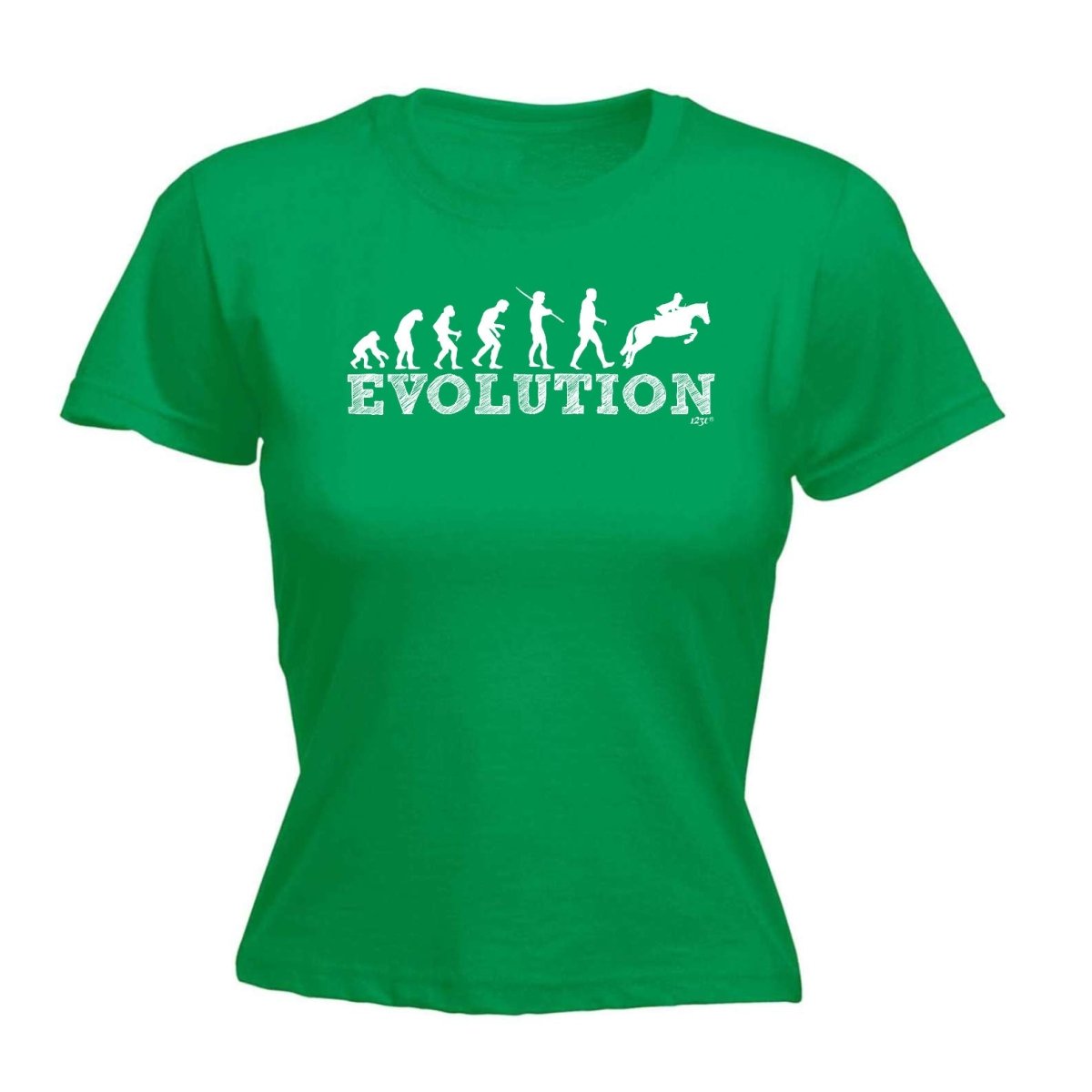 Animal Evolution Horse Jumping - Funny Novelty Womens T-Shirt T Shirt Tshirt - 123t Australia | Funny T-Shirts Mugs Novelty Gifts