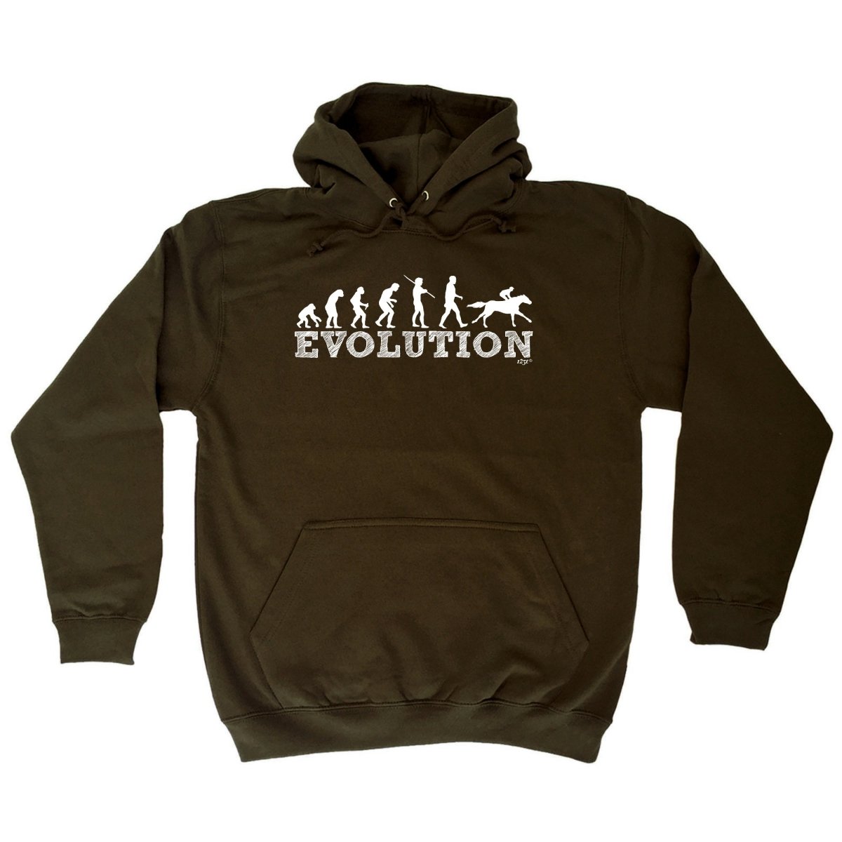 Animal Evolution Horse Riding - Funny Novelty Hoodies Hoodie - 123t Australia | Funny T-Shirts Mugs Novelty Gifts