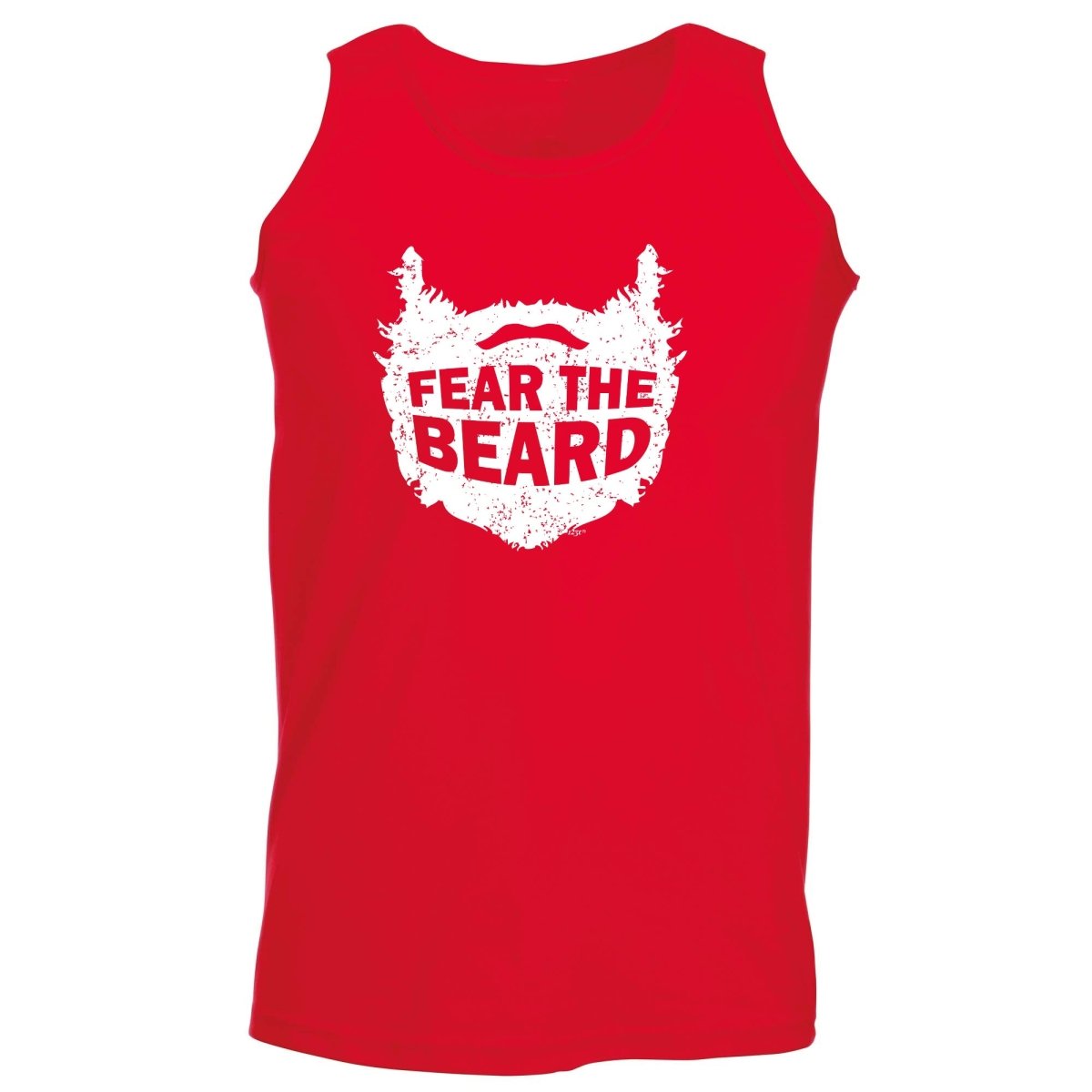 Animal Fear The Beard - Funny Novelty Vest Singlet Unisex Tank Top - 123t Australia | Funny T-Shirts Mugs Novelty Gifts