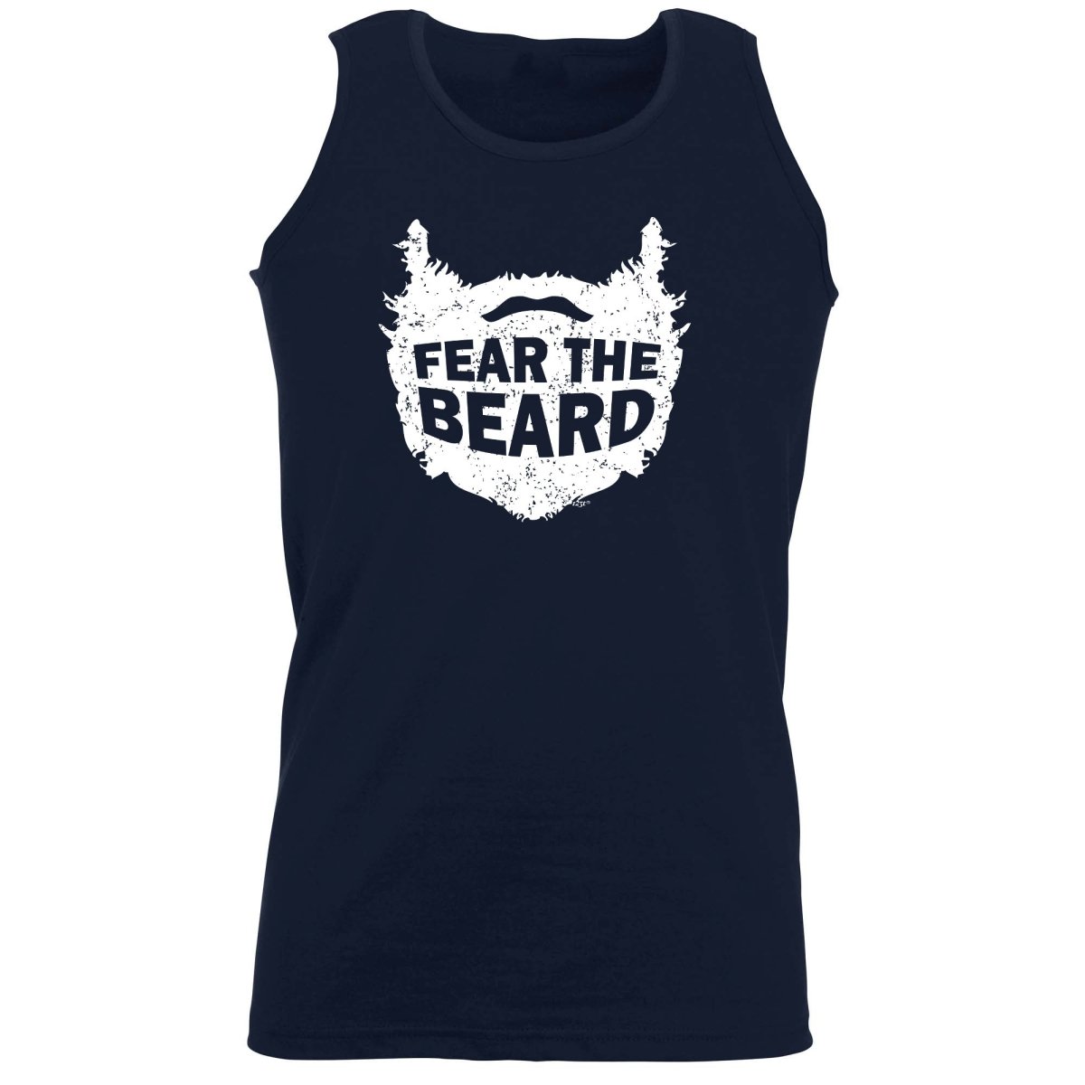 Animal Fear The Beard - Funny Novelty Vest Singlet Unisex Tank Top - 123t Australia | Funny T-Shirts Mugs Novelty Gifts