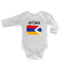 Artsakh Country Flag Nationality - Babygrow Baby - 123t Australia | Funny T-Shirts Mugs Novelty Gifts