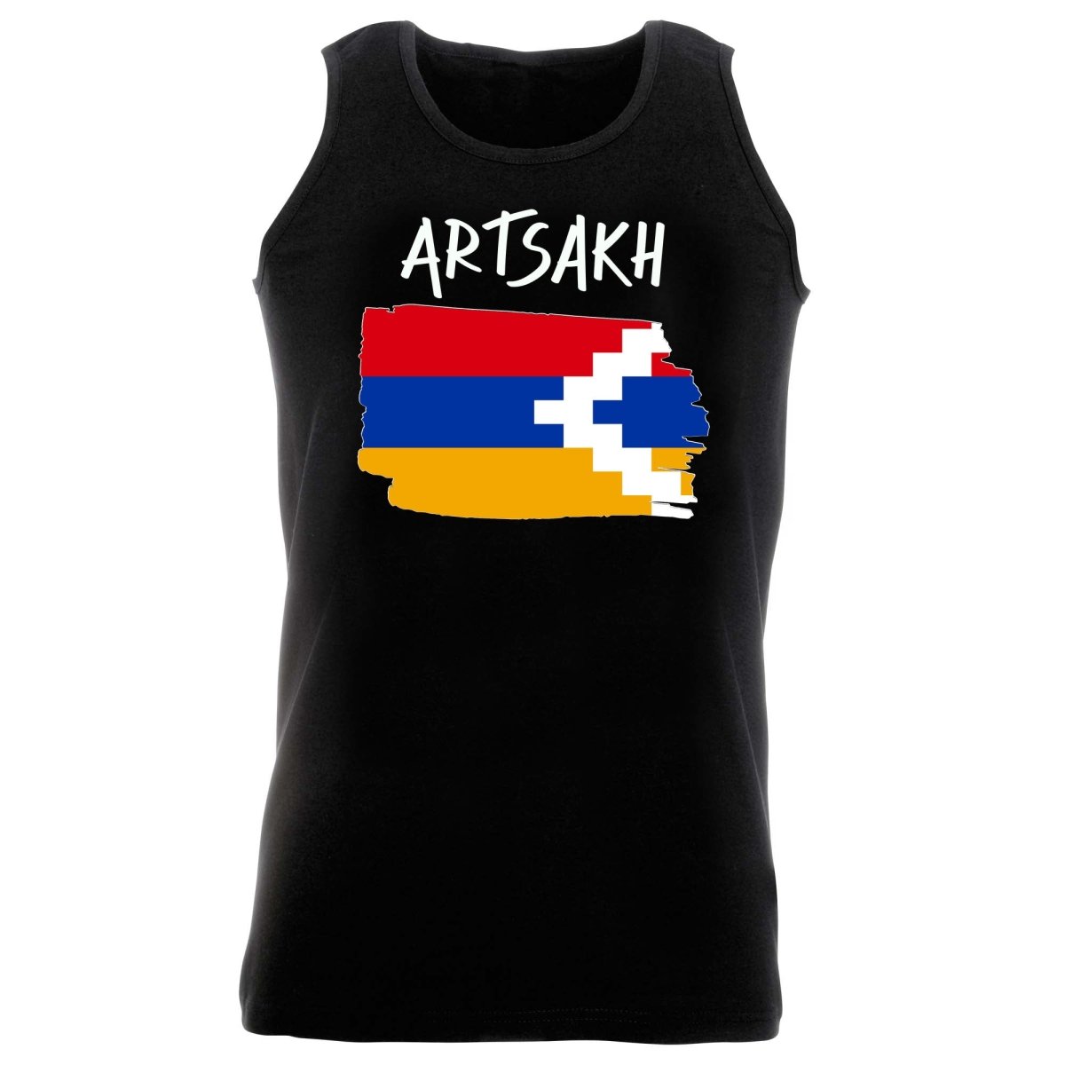 Artsakh Country Flag Nationality - Vest Singlet Unisex Tank Top - 123t Australia | Funny T-Shirts Mugs Novelty Gifts