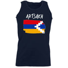 Artsakh Country Flag Nationality - Vest Singlet Unisex Tank Top - 123t Australia | Funny T-Shirts Mugs Novelty Gifts