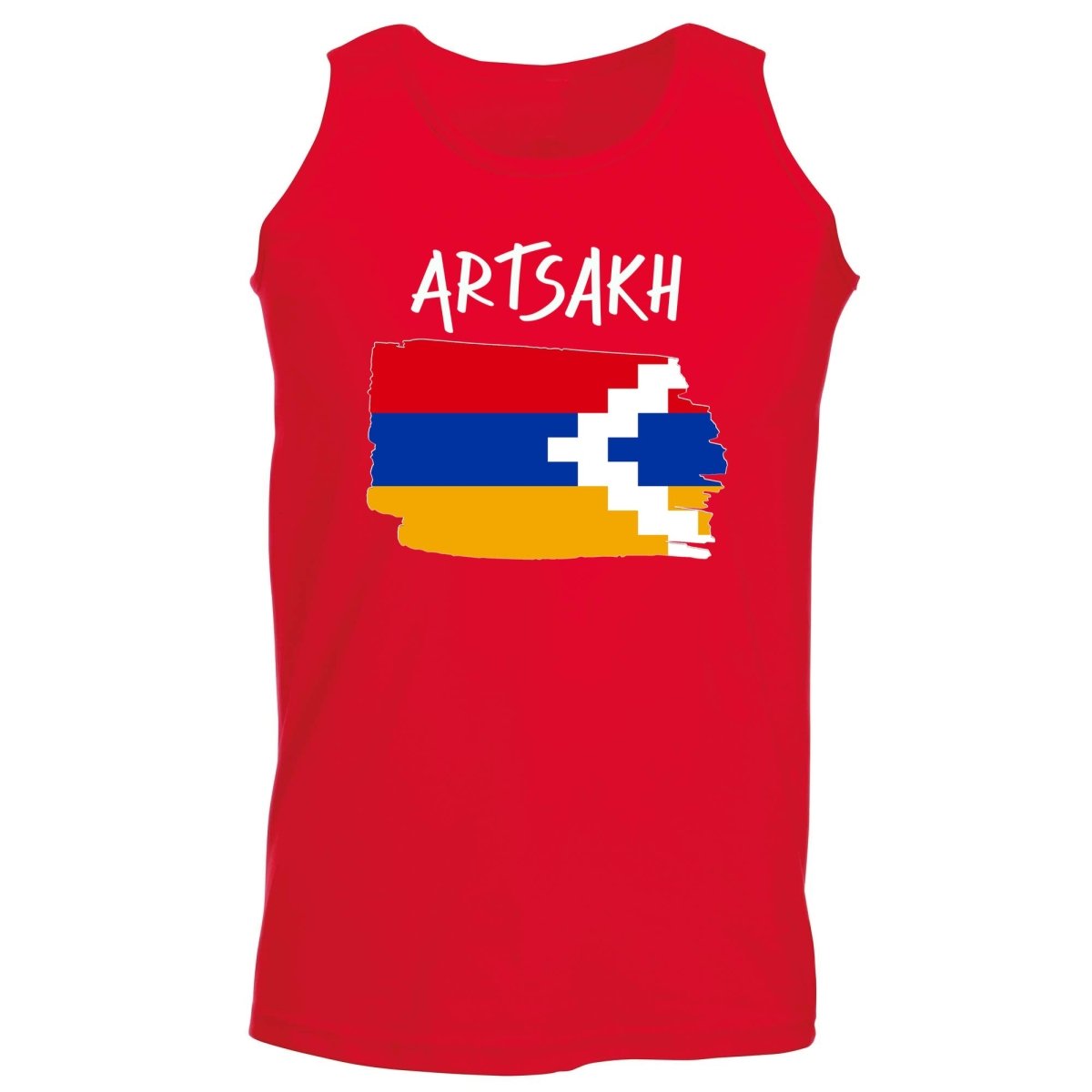 Artsakh Country Flag Nationality - Vest Singlet Unisex Tank Top - 123t Australia | Funny T-Shirts Mugs Novelty Gifts