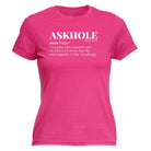 Askhole Noun - Funny Novelty Womens T-Shirt T Shirt Tshirt - 123t Australia | Funny T-Shirts Mugs Novelty Gifts