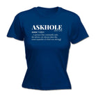 Askhole Noun - Funny Novelty Womens T-Shirt T Shirt Tshirt - 123t Australia | Funny T-Shirts Mugs Novelty Gifts