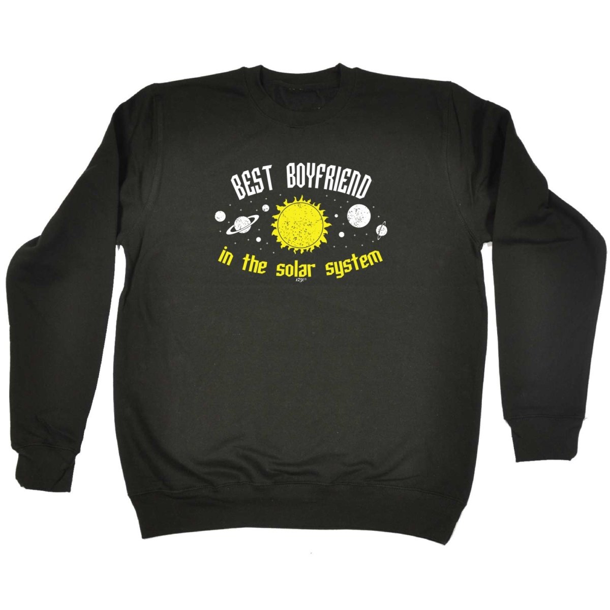 Best Boyfriend Solar System - Funny Novelty Sweatshirt - 123t Australia | Funny T-Shirts Mugs Novelty Gifts