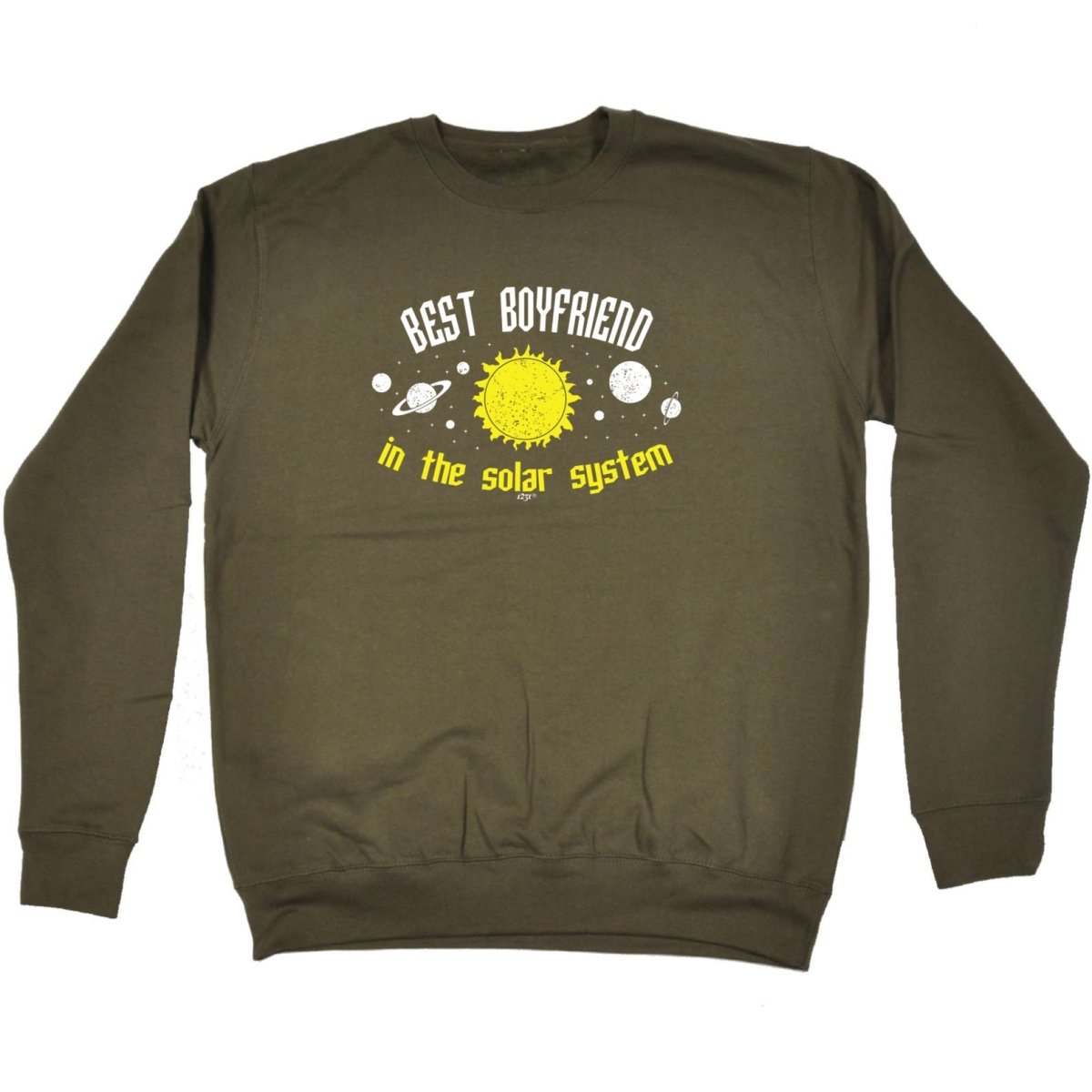 Best Boyfriend Solar System - Funny Novelty Sweatshirt - 123t Australia | Funny T-Shirts Mugs Novelty Gifts