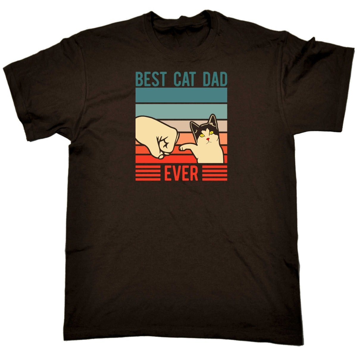 Best Cat Dad Ever Paw - Mens Funny T-Shirt Tshirts - 123t Australia | Funny T-Shirts Mugs Novelty Gifts