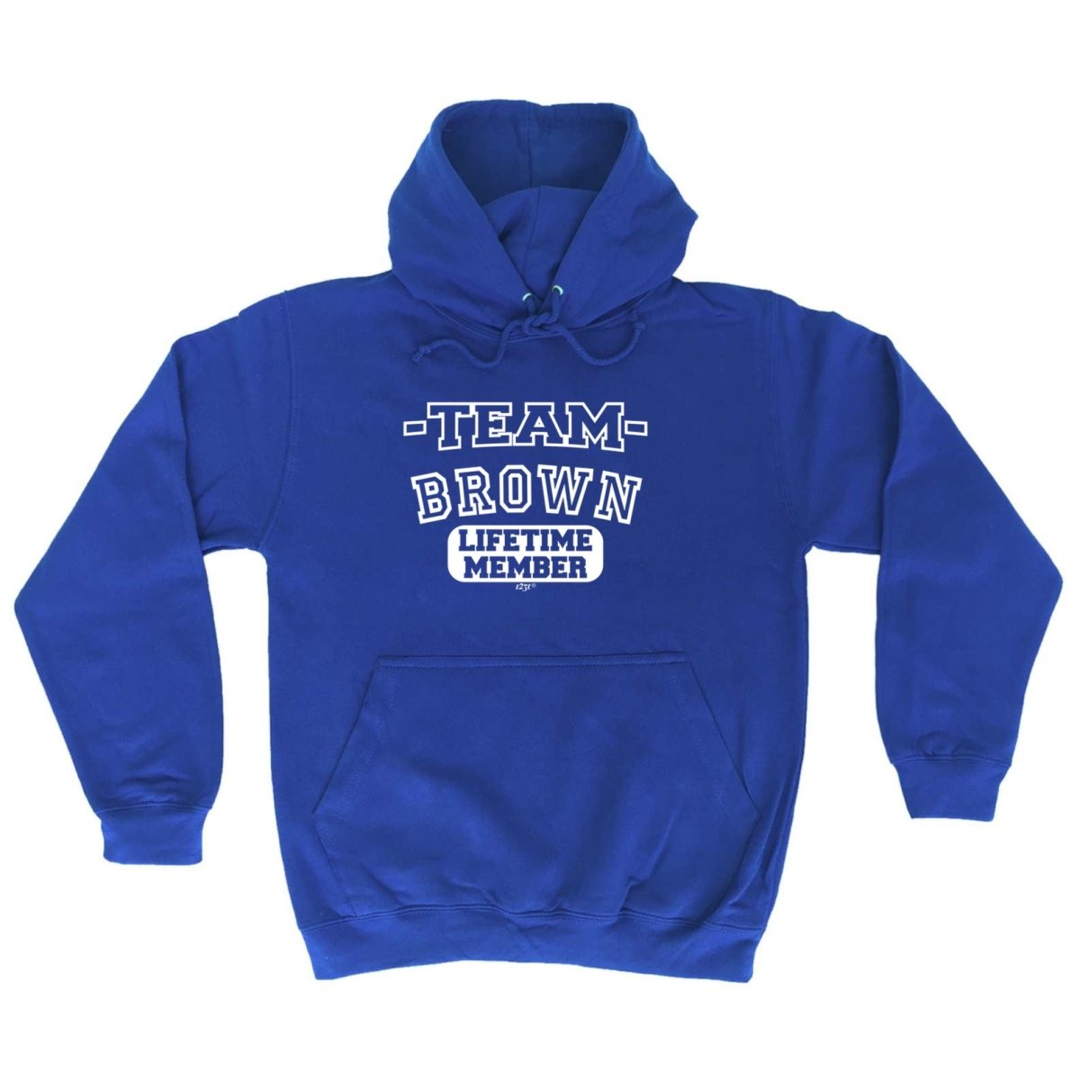 Brown V2 Team Lifetime Member - Funny Novelty Hoodies Hoodie - 123t Australia | Funny T-Shirts Mugs Novelty Gifts