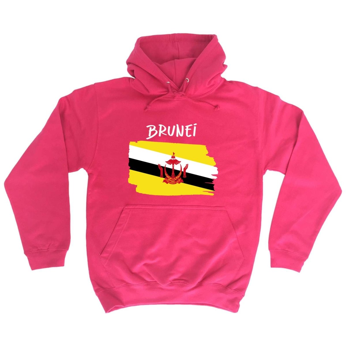 Brunei Country Flag Nationality - Hoodies Hoodie - 123t Australia | Funny T-Shirts Mugs Novelty Gifts