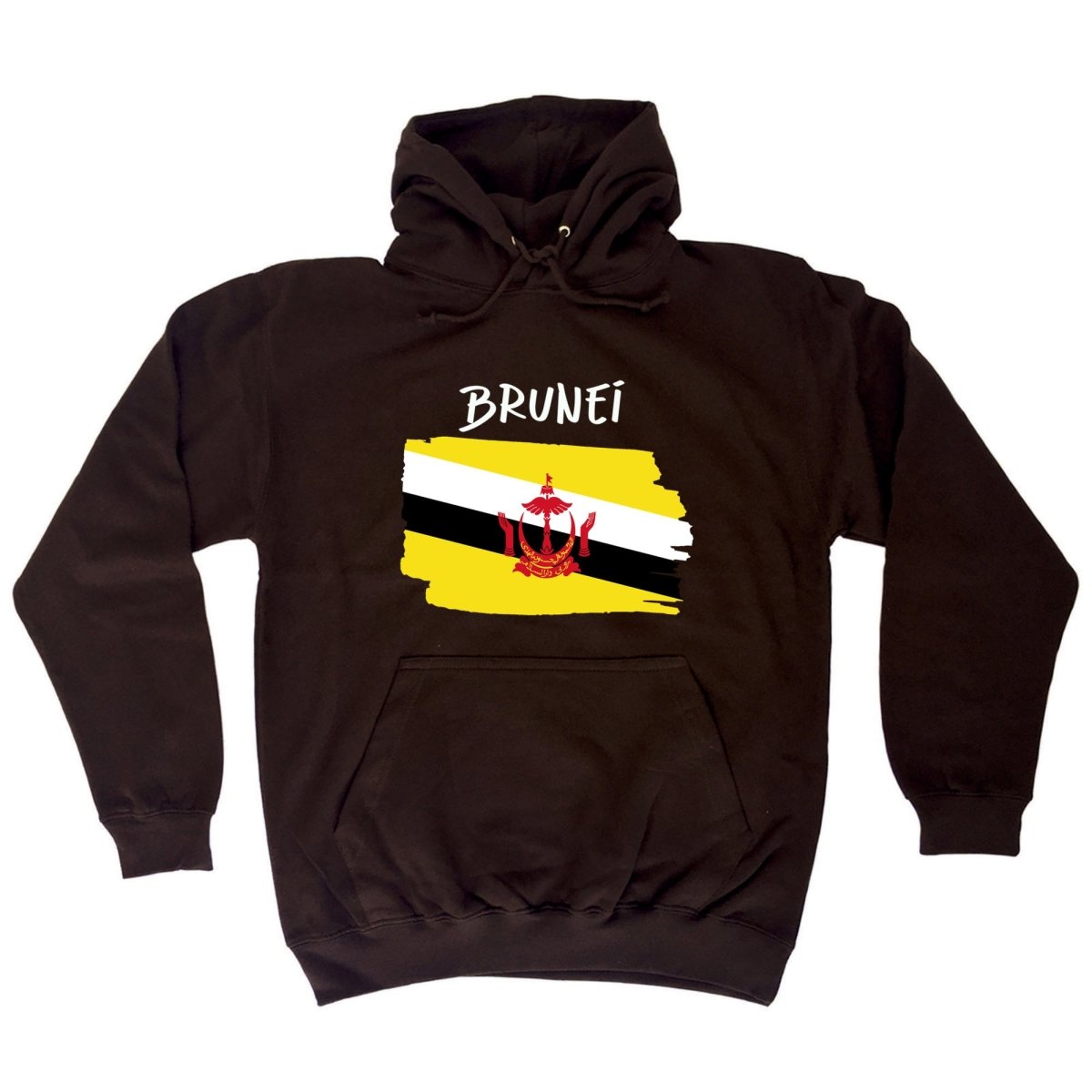 Brunei Country Flag Nationality - Hoodies Hoodie - 123t Australia | Funny T-Shirts Mugs Novelty Gifts