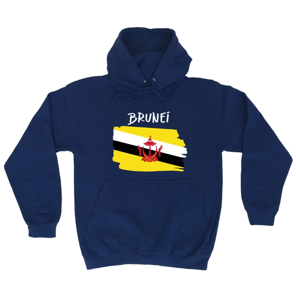 Brunei Country Flag Nationality - Hoodies Hoodie - 123t Australia | Funny T-Shirts Mugs Novelty Gifts