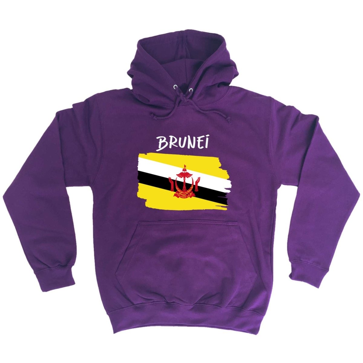 Brunei Country Flag Nationality - Hoodies Hoodie - 123t Australia | Funny T-Shirts Mugs Novelty Gifts