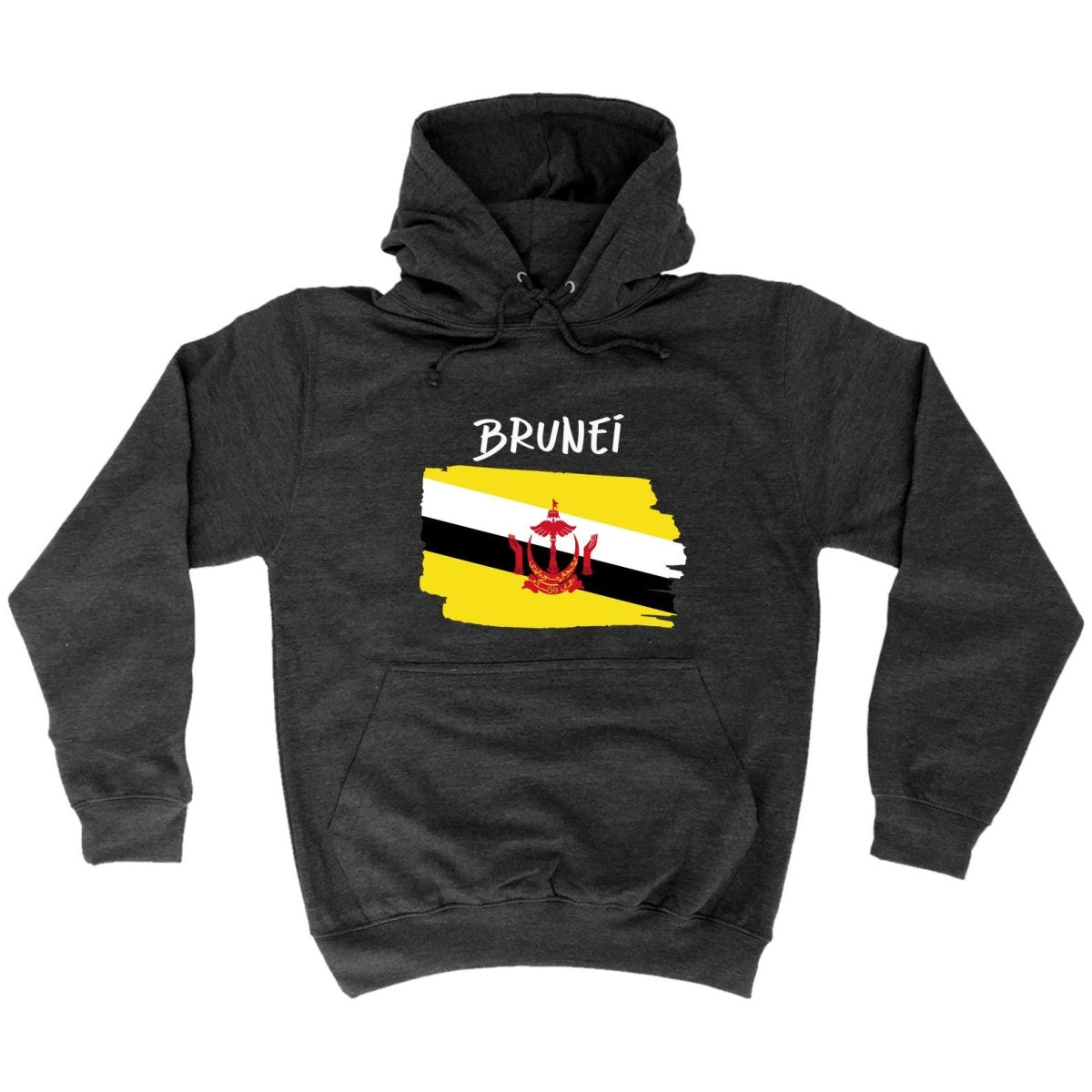 Brunei Country Flag Nationality - Hoodies Hoodie - 123t Australia | Funny T-Shirts Mugs Novelty Gifts