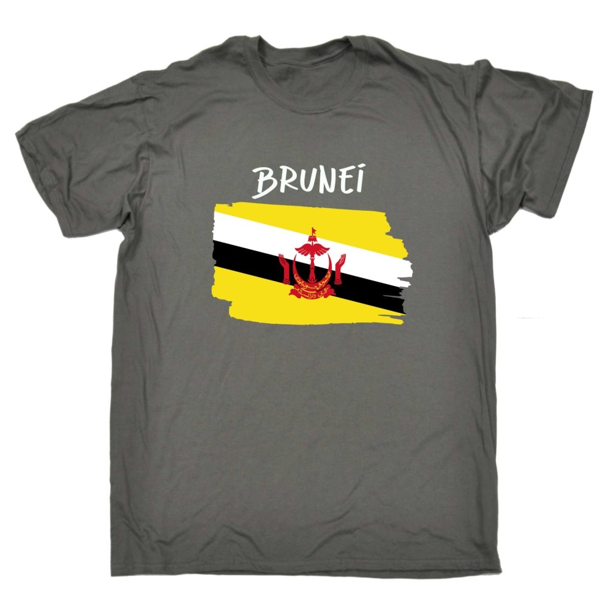 Brunei - Country Flag Nationality Mens T-Shirt T Shirt Tshirts - 123t Australia | Funny T-Shirts Mugs Novelty Gifts