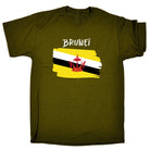 Brunei - Country Flag Nationality Mens T-Shirt T Shirt Tshirts - 123t Australia | Funny T-Shirts Mugs Novelty Gifts