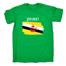 Brunei - Country Flag Nationality Mens T-Shirt T Shirt Tshirts - 123t Australia | Funny T-Shirts Mugs Novelty Gifts