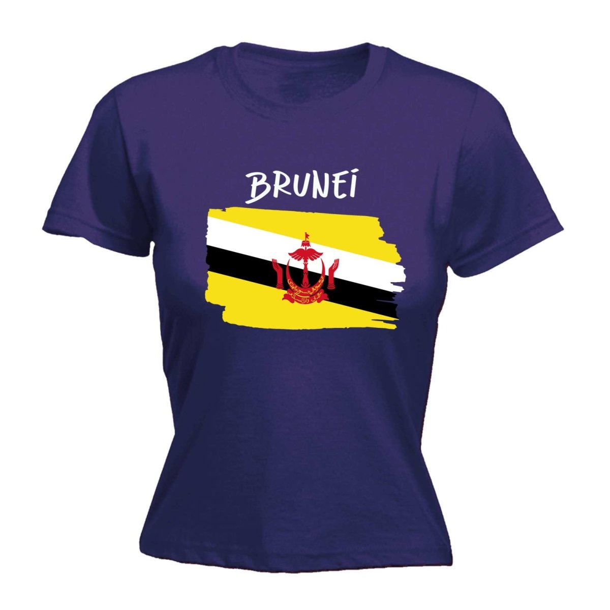 Brunei Country Flag Nationality - Womens T-Shirt T Shirt Tshirt - 123t Australia | Funny T-Shirts Mugs Novelty Gifts