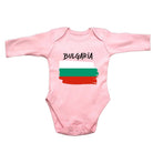 Bulgaria Country Flag Nationality - Babygrow Baby - 123t Australia | Funny T-Shirts Mugs Novelty Gifts