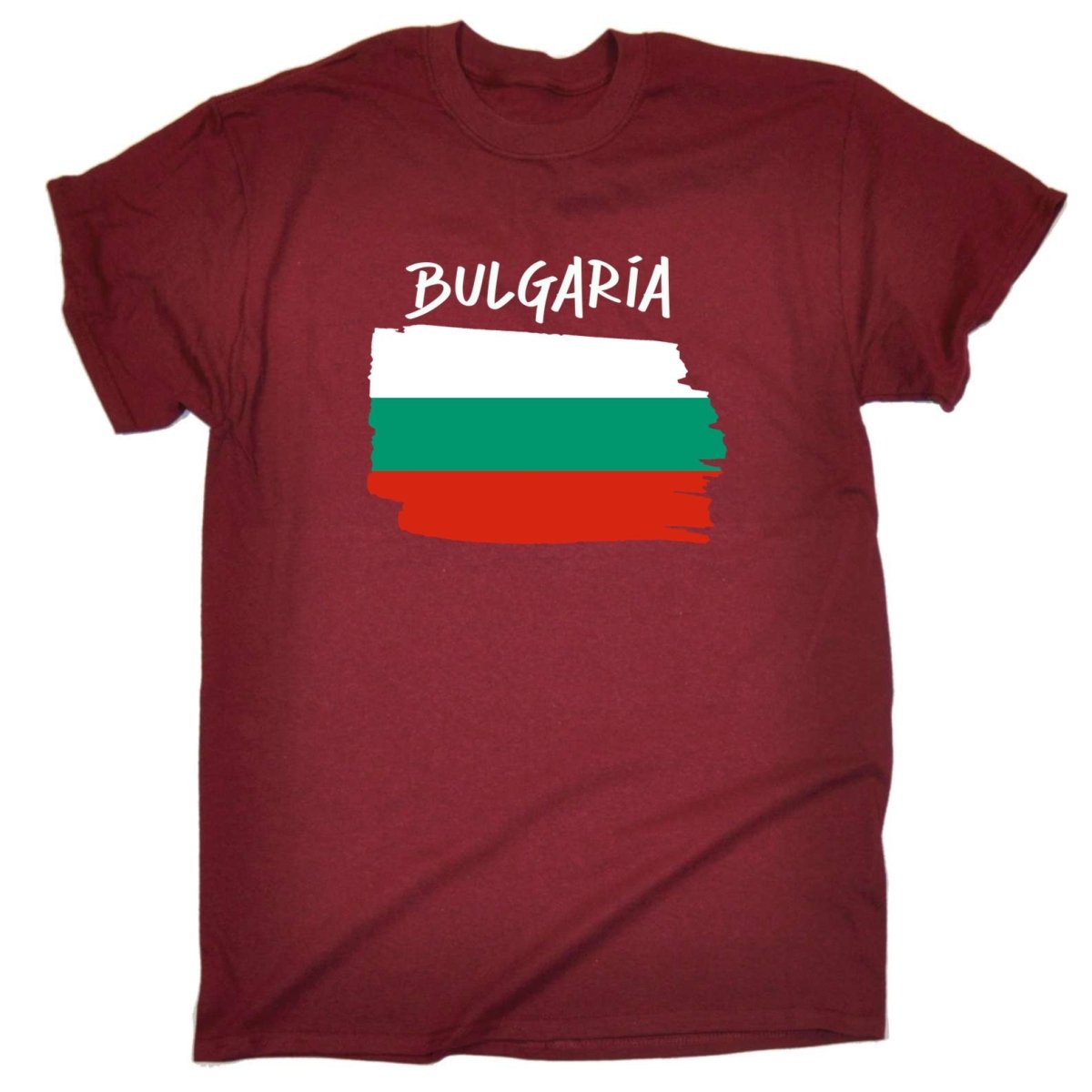 Bulgaria - Country Flag Nationality Mens T-Shirt T Shirt Tshirts - 123t Australia | Funny T-Shirts Mugs Novelty Gifts