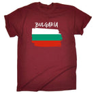 Bulgaria - Country Flag Nationality Mens T-Shirt T Shirt Tshirts - 123t Australia | Funny T-Shirts Mugs Novelty Gifts