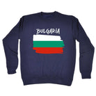 Bulgaria Country Flag Nationality - Sweatshirt - 123t Australia | Funny T-Shirts Mugs Novelty Gifts