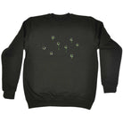 Bullet Holes Green - Funny Novelty Sweatshirt - 123t Australia | Funny T-Shirts Mugs Novelty Gifts