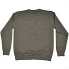 Bullet Holes Green - Funny Novelty Sweatshirt - 123t Australia | Funny T-Shirts Mugs Novelty Gifts