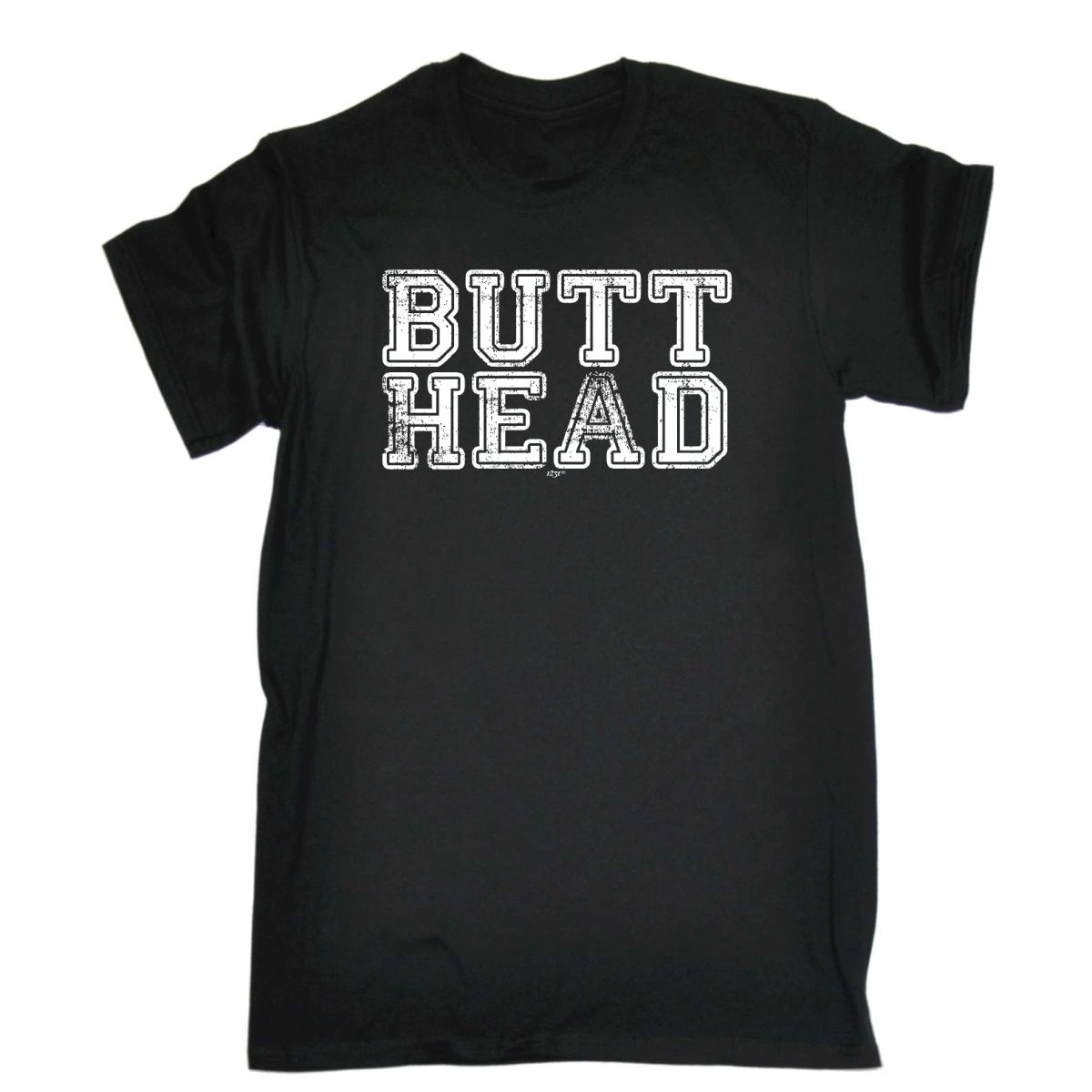 Butt Head - Mens Funny Novelty T-Shirt Tshirts BLACK T Shirt - 123t Australia | Funny T-Shirts Mugs Novelty Gifts