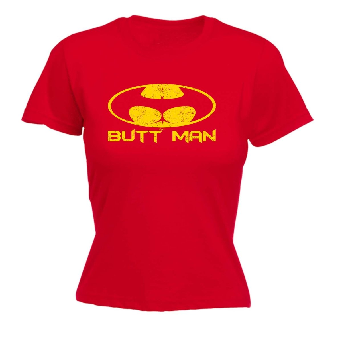 Butt Man - Funny Novelty Womens T-Shirt T Shirt Tshirt - 123t Australia | Funny T-Shirts Mugs Novelty Gifts