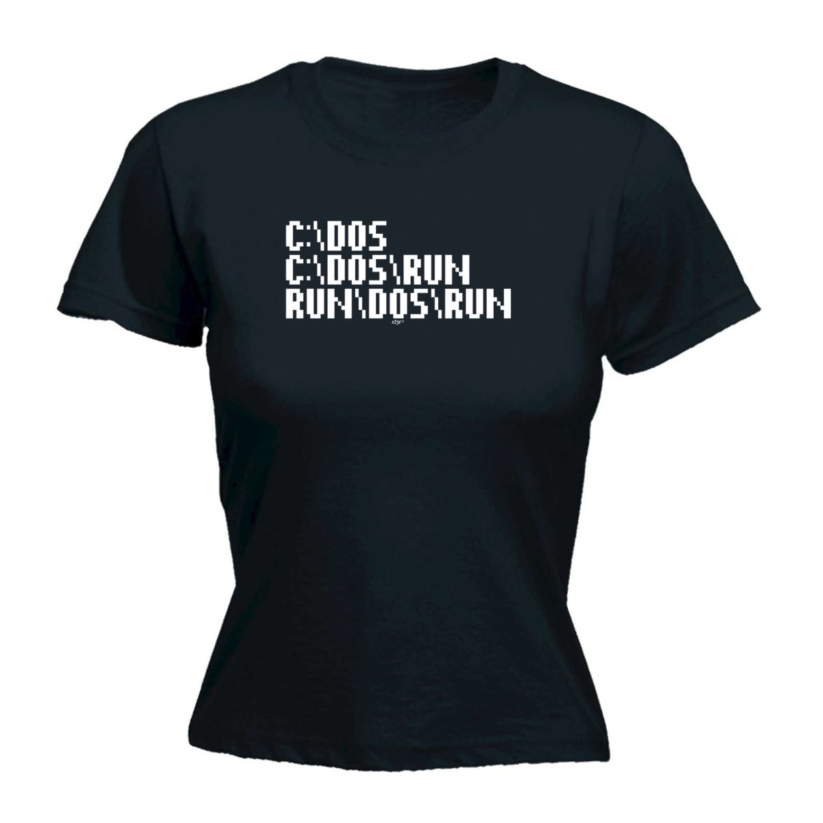 C Dos Run Computer - Funny Novelty Womens T-Shirt T Shirt Tshirt - 123t Australia | Funny T-Shirts Mugs Novelty Gifts