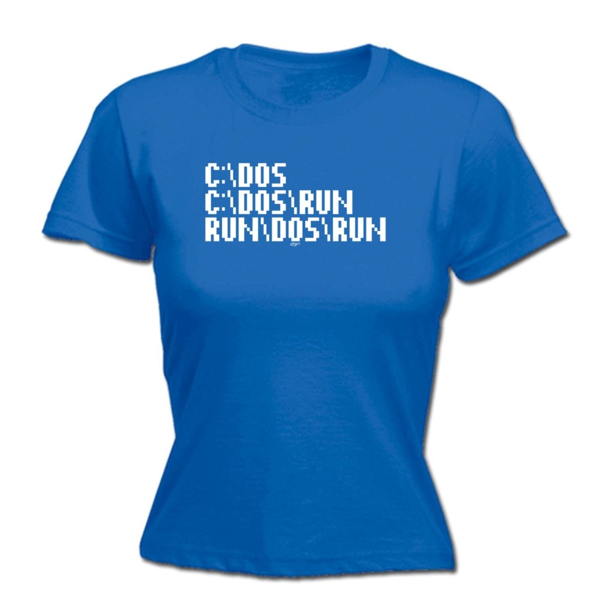 C Dos Run Computer - Funny Novelty Womens T-Shirt T Shirt Tshirt - 123t Australia | Funny T-Shirts Mugs Novelty Gifts