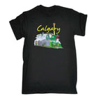 Calgary Canada Country Flag Destination - Mens Funny T-Shirt Tshirts - 123t Australia | Funny T-Shirts Mugs Novelty Gifts