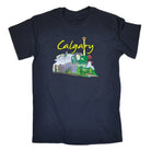 Calgary Canada Country Flag Destination - Mens Funny T-Shirt Tshirts - 123t Australia | Funny T-Shirts Mugs Novelty Gifts