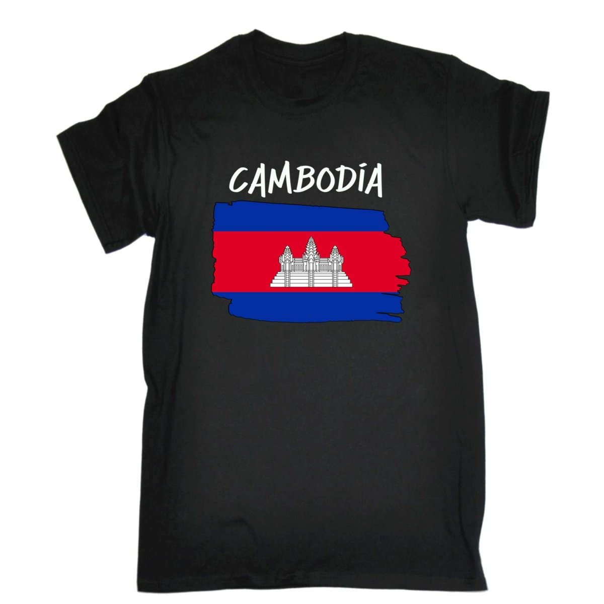 Cambodia - Country Flag Nationality Mens T-Shirt T Shirt Tshirts - 123t Australia | Funny T-Shirts Mugs Novelty Gifts