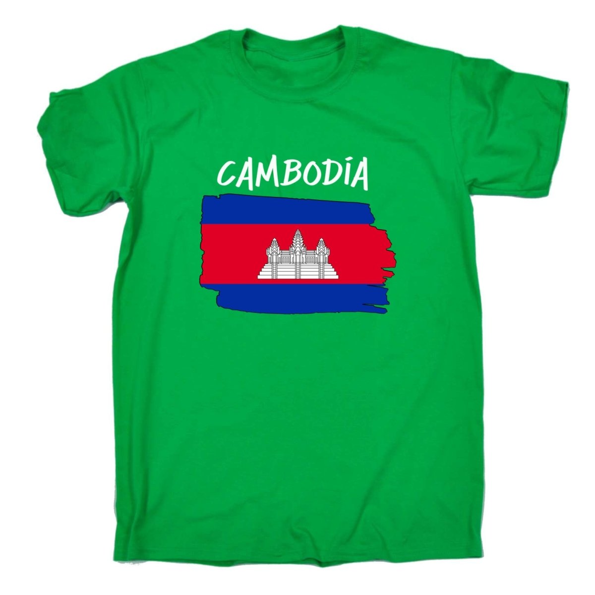 Cambodia - Country Flag Nationality Mens T-Shirt T Shirt Tshirts - 123t Australia | Funny T-Shirts Mugs Novelty Gifts