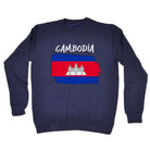 Cambodia Country Flag Nationality - Sweatshirt - 123t Australia | Funny T-Shirts Mugs Novelty Gifts