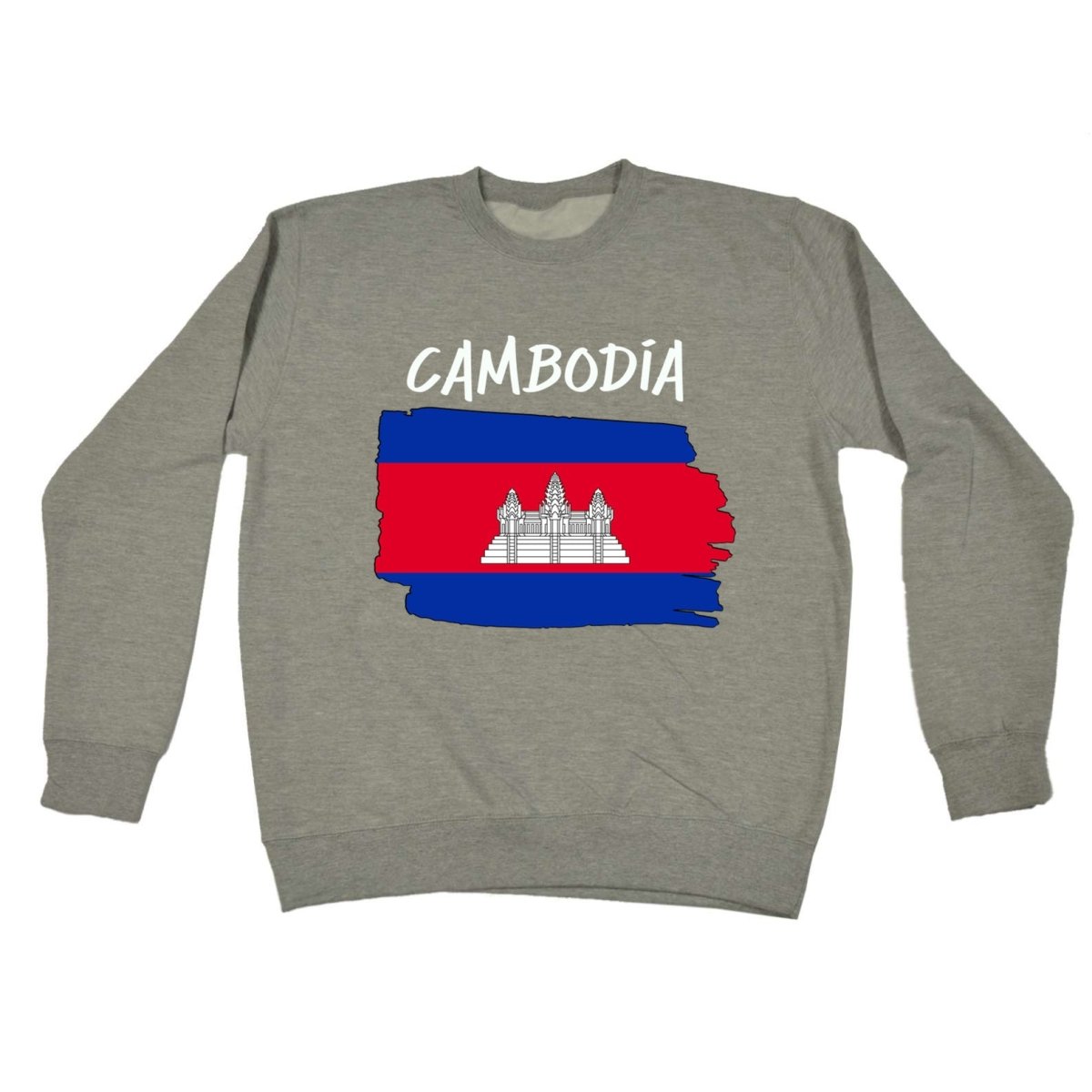 Cambodia Country Flag Nationality - Sweatshirt - 123t Australia | Funny T-Shirts Mugs Novelty Gifts